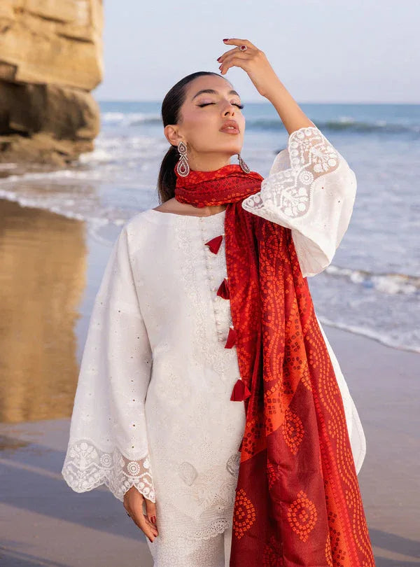 Zainab chottani | Luxury Chikankari 24 | CHUNARI - 3A - Rang-e-Khaas