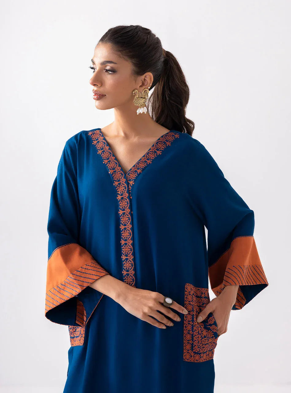 Zainab Chottani | Aara Casual Pret |  Electric Sapphire - Rang-e-Khaas