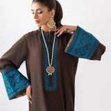 Zainab Chottani | Aara Casual Pret | Dark Chrome