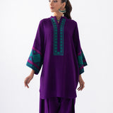 Zainab Chottani | Aara Casual Pret |  Blushing Plum