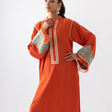 Zainab Chottani | Aara Casual Pret | Pumpkin Opal