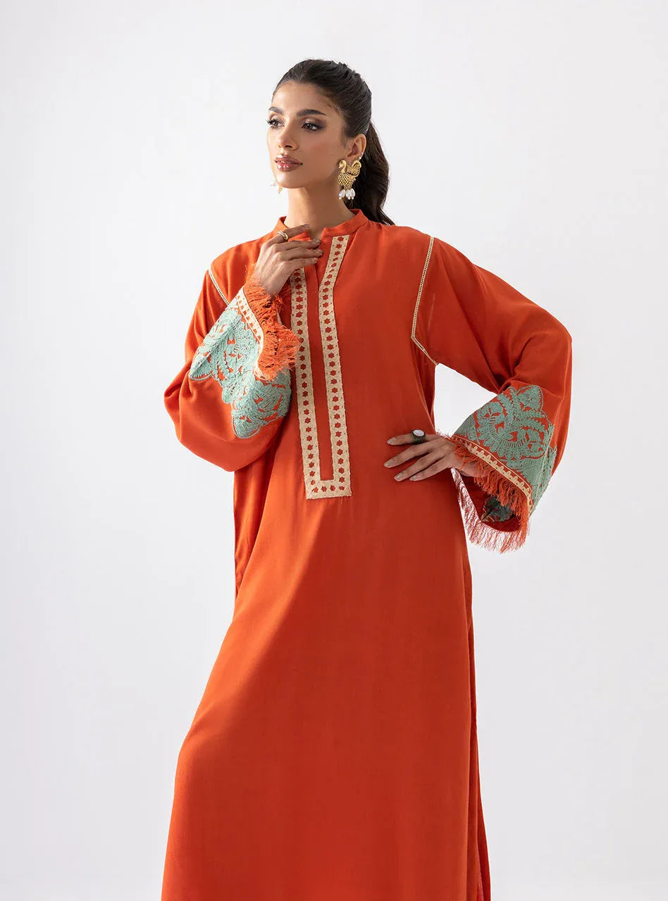 Zainab Chottani | Aara Casual Pret | Pumpkin Opal - Rang-e-Khaas