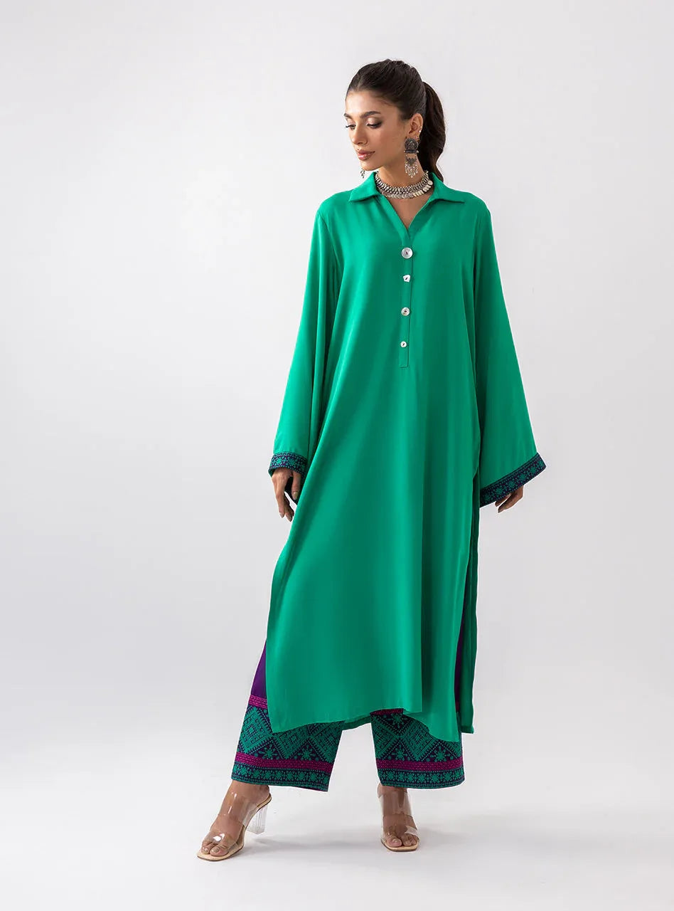 Zainab Chottani | Aara Casual Pret |  Serene Bloom - Rang-e-Khaas