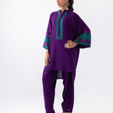 Zainab Chottani | Aara Casual Pret |  Blushing Plum