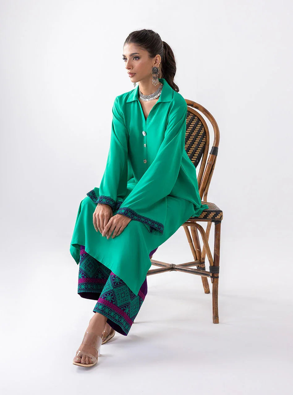 Zainab Chottani | Aara Casual Pret |  Serene Bloom - Rang-e-Khaas