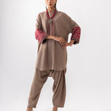 Zainab Chottani | Aara Casual Pret |  Sandy Beige