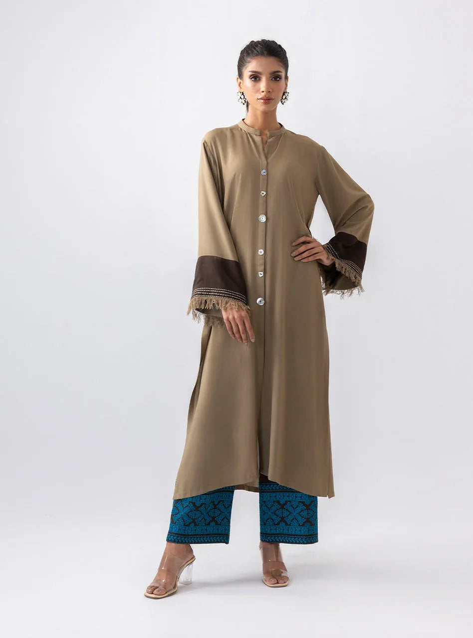 Zainab Chottani | Aara Casual Pret |  Rusty Rave - Rang-e-Khaas