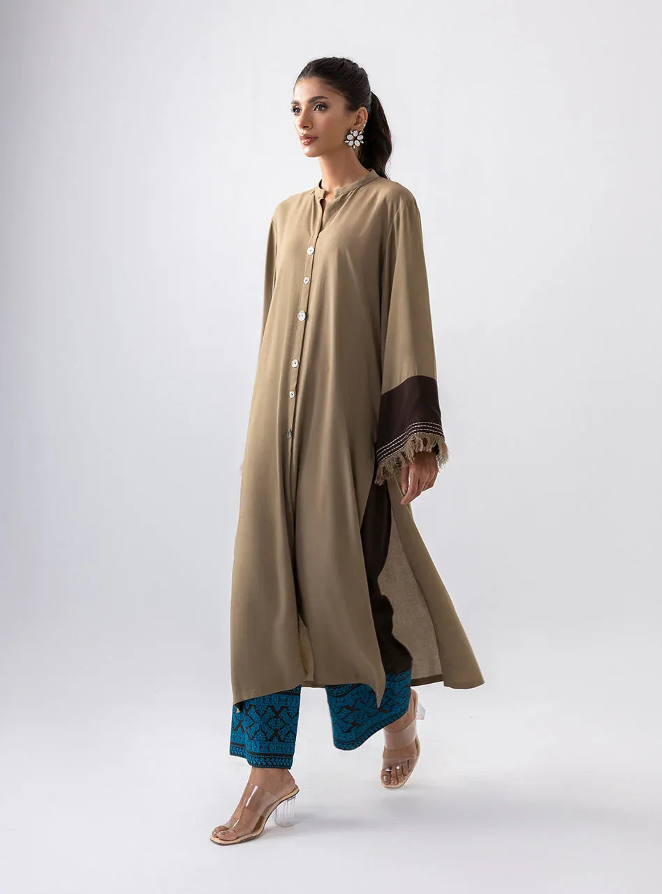 Zainab Chottani | Aara Casual Pret |  Rusty Rave - Rang-e-Khaas