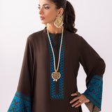 Zainab Chottani | Aara Casual Pret | Dark Chrome
