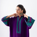 Zainab Chottani | Aara Casual Pret |  Blushing Plum