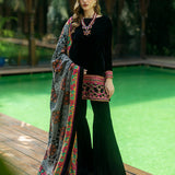 Zainab Chottani | Makhmal Luxe Pret | Zulmat