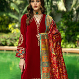 Zainab Chottani | Makhmal Luxe Pret | Ghermez