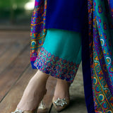 Zainab Chottani | Makhmal Luxe Pret | Shafaq