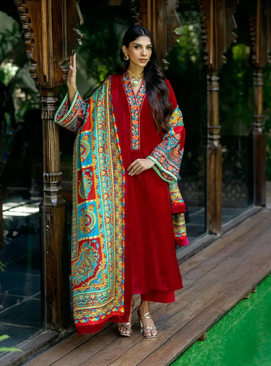 Zainab Chottani | Makhmal Luxe Pret | Shehla - Rang-e-Khaas