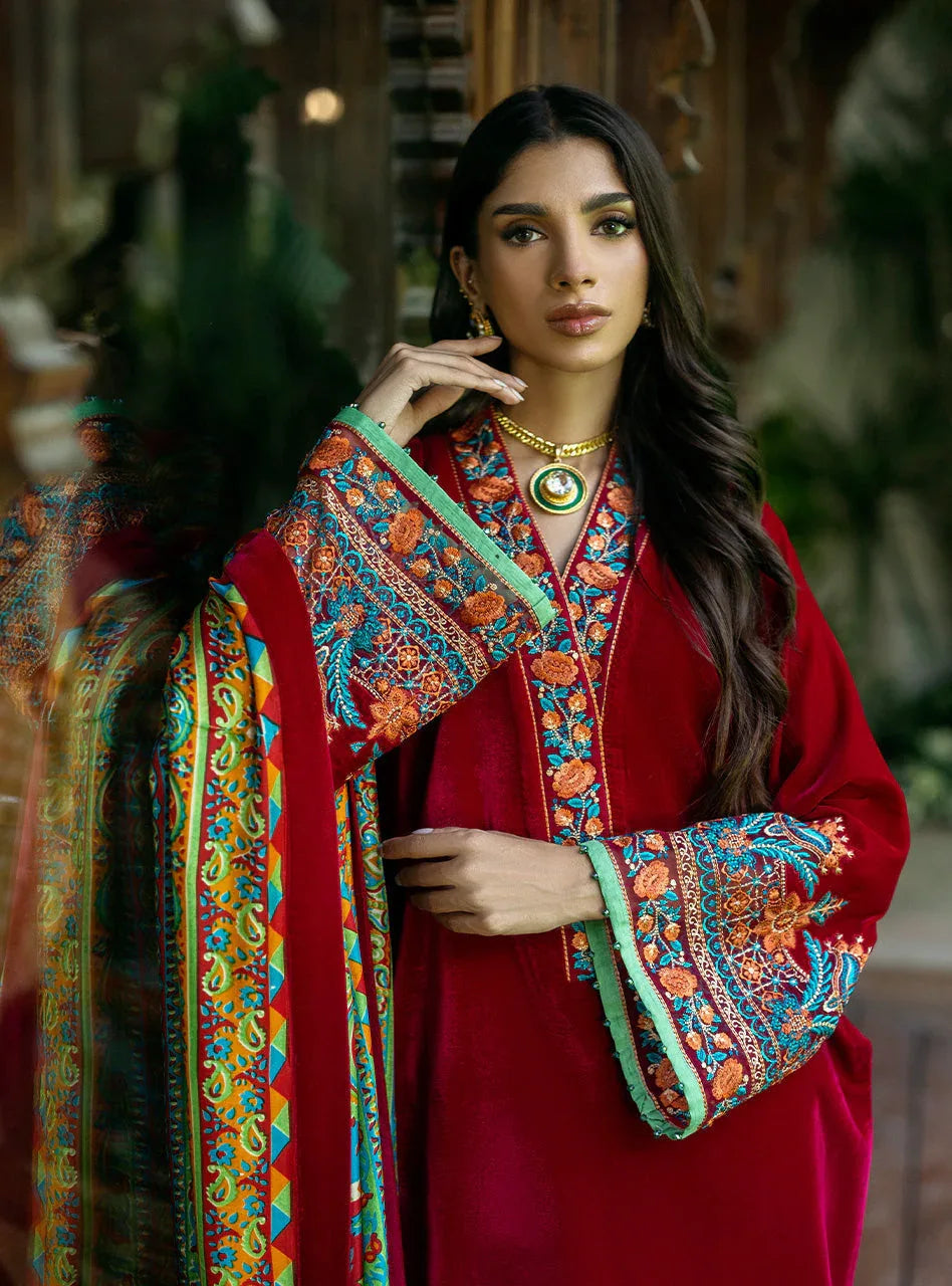 Zainab Chottani | Makhmal Luxe Pret | Shehla - Rang-e-Khaas