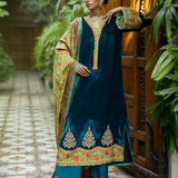Zainab Chottani | Makhmal Luxe Pret | Soltani