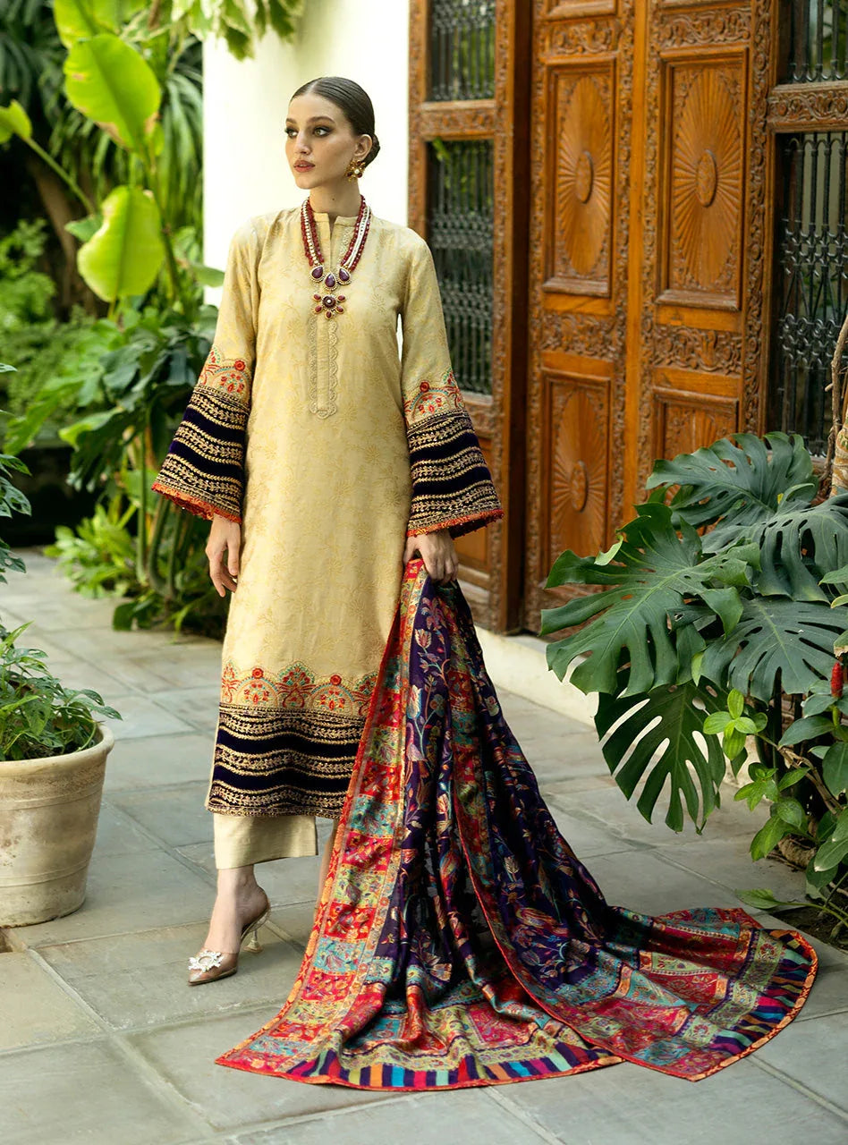Zainab Chottani | Makhmal Luxe Pret | Zarrin - Rang-e-Khaas