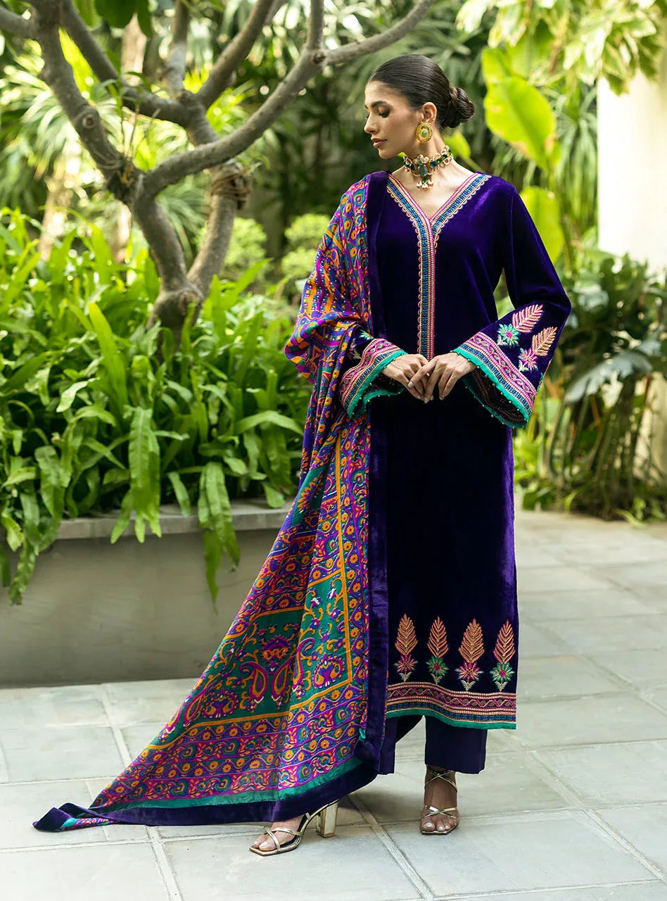Zainab Chottani | Makhmal Luxe Pret | Rangin - Rang-e-Khaas
