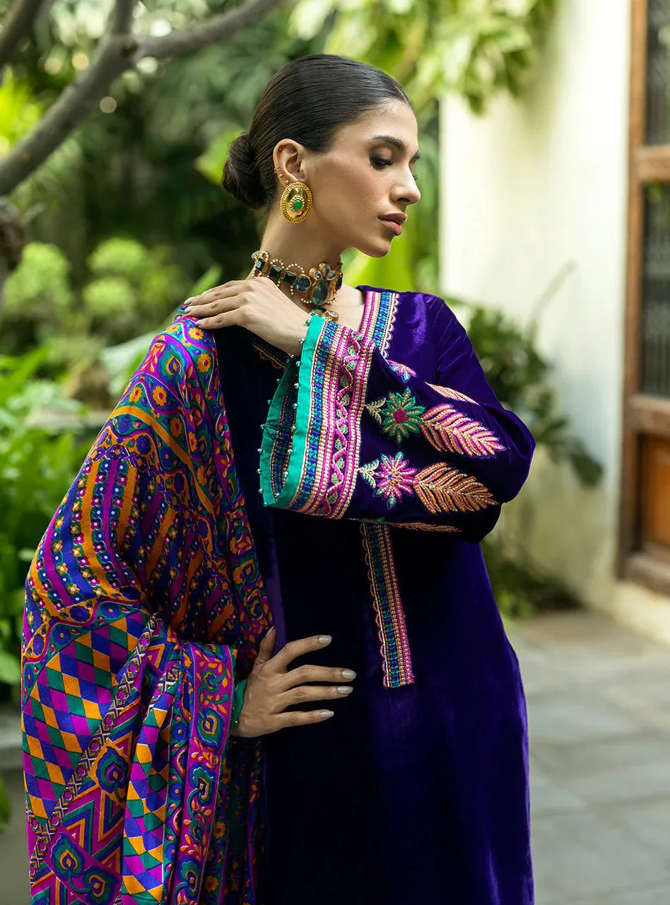 Zainab Chottani | Makhmal Luxe Pret | Rangin - Rang-e-Khaas