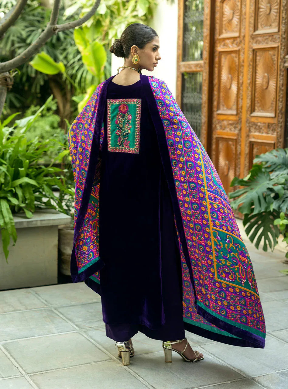 Zainab Chottani | Makhmal Luxe Pret | Rangin - Rang-e-Khaas
