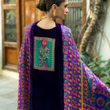 Zainab Chottani | Makhmal Luxe Pret | Rangin