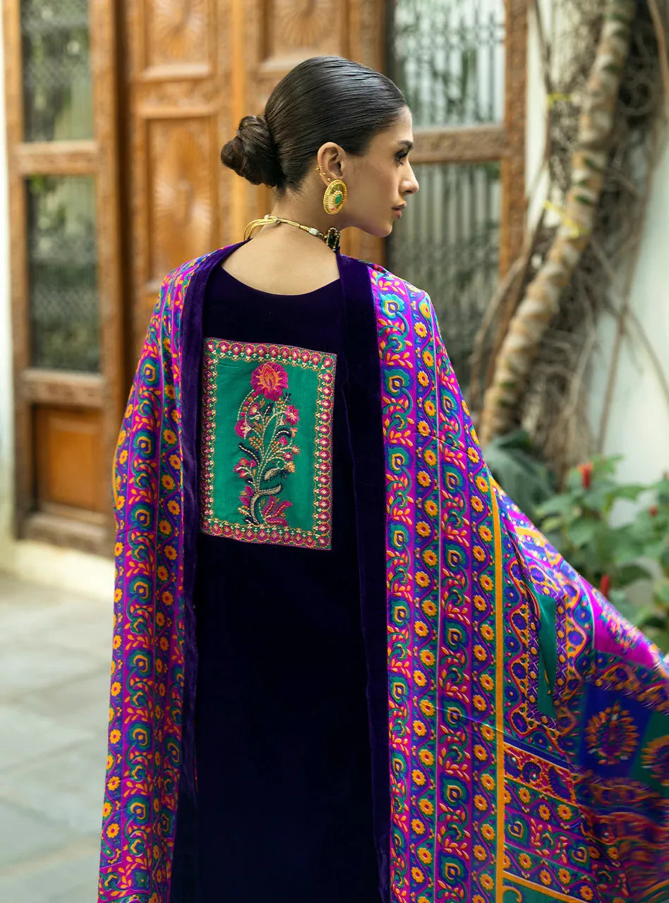 Zainab Chottani | Makhmal Luxe Pret | Rangin - Rang-e-Khaas