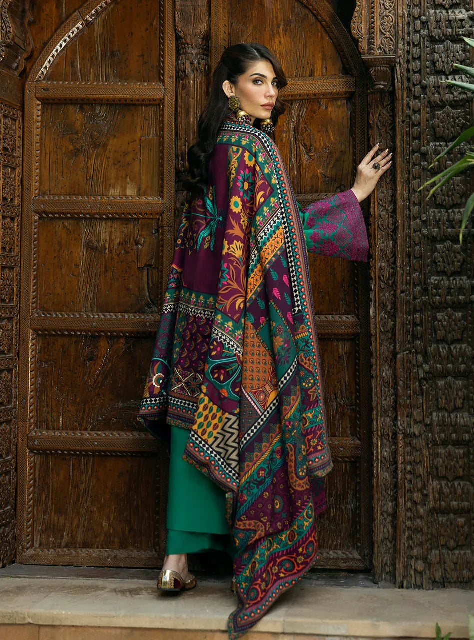 Zainab Chottani | Winter Shawls 24 | Esha - Rang-e-Khaas