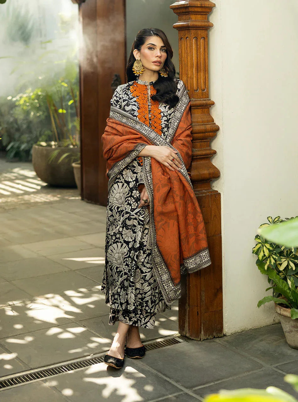 Zainab Chottani | Winter Shawls 24 | Mysha - Rang-e-Khaas
