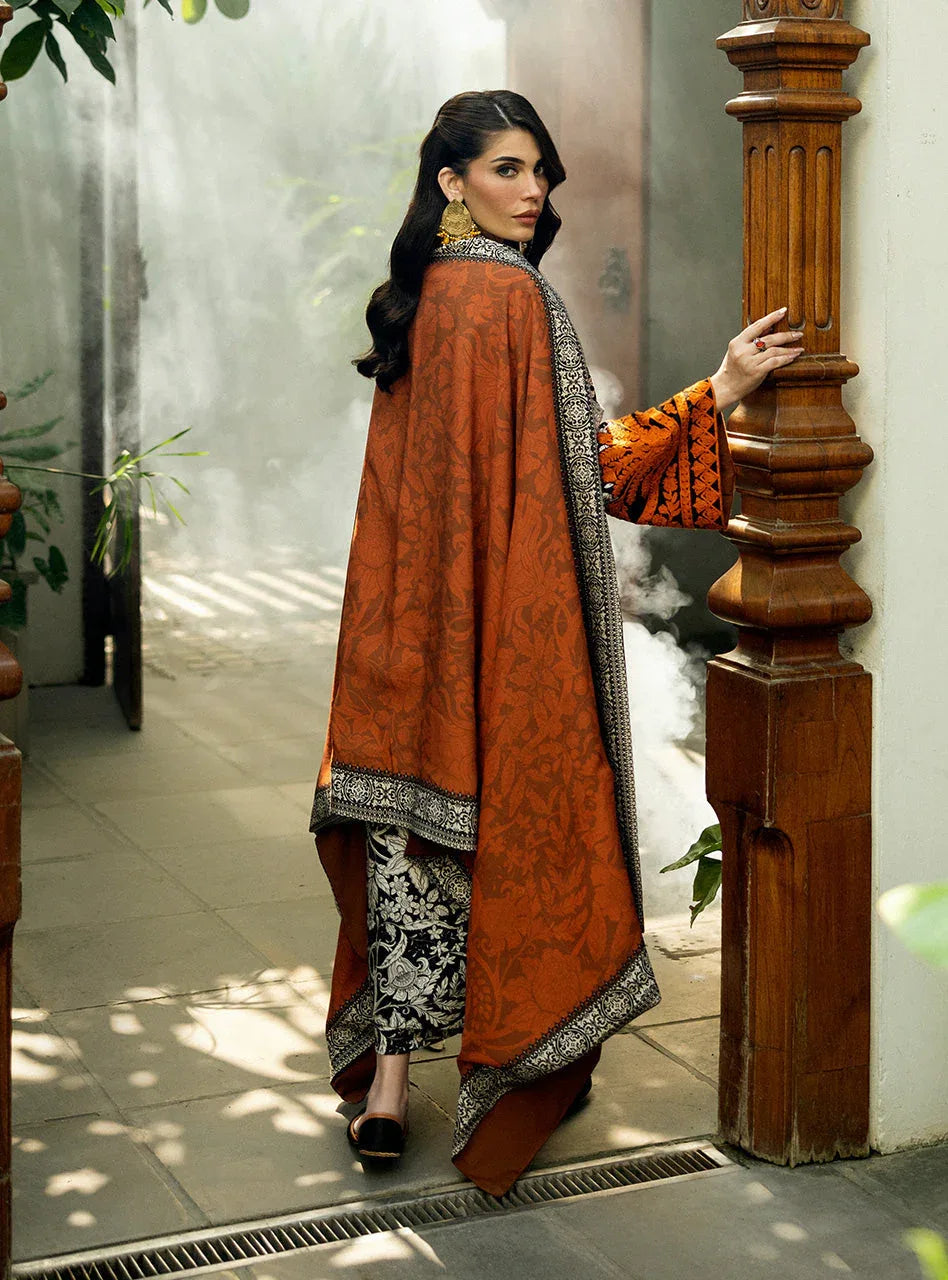 Zainab Chottani | Winter Shawls 24 | Mysha - Rang-e-Khaas