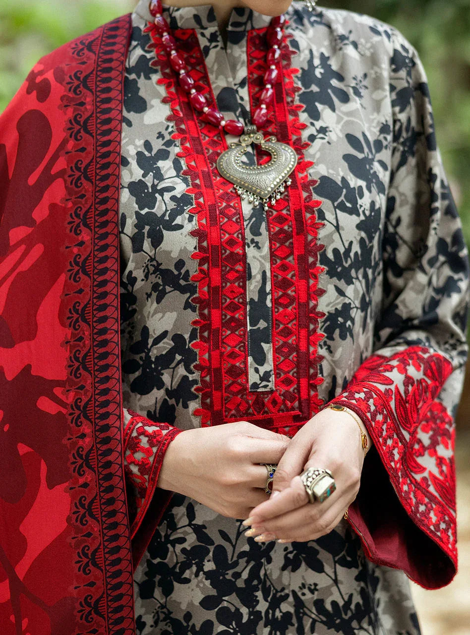 Zainab Chottani | Winter Shawls 24 |  Zemestan - Rang-e-Khaas