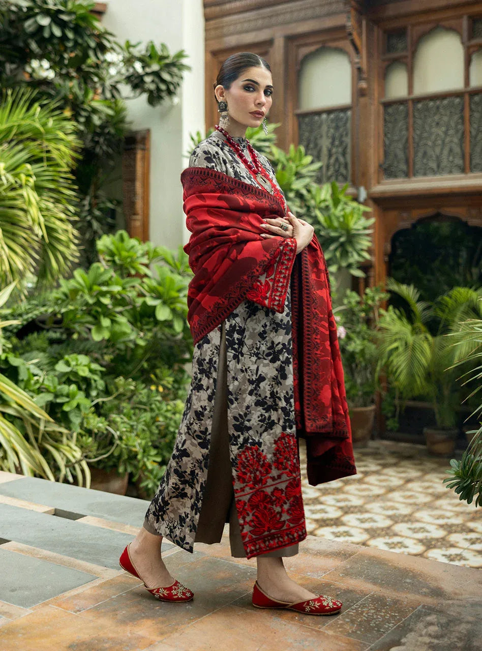 Zainab Chottani | Winter Shawls 24 |  Zemestan - Rang-e-Khaas