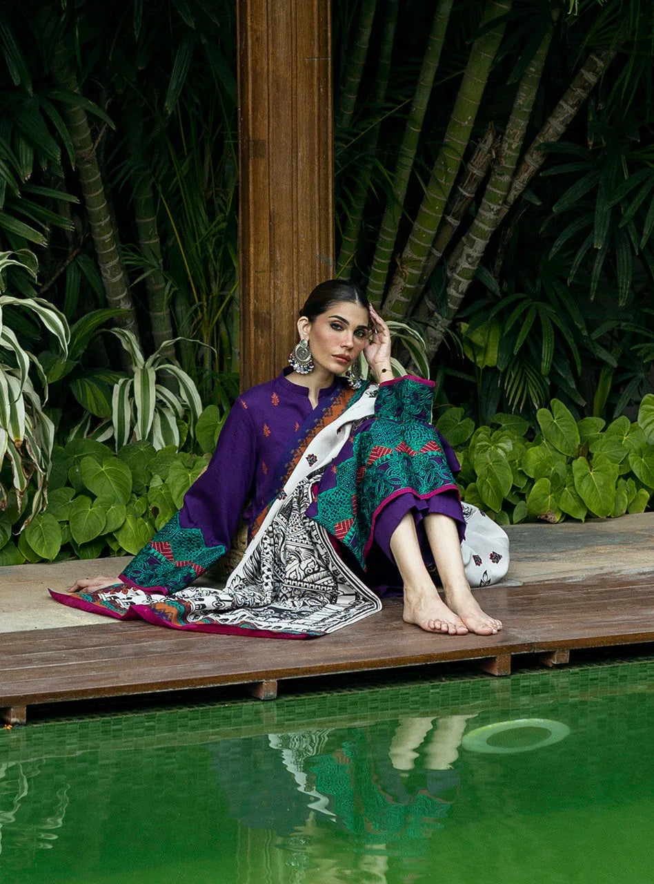 Zainab Chottani | Winter Shawls 24 |  Vaniza - Rang-e-Khaas