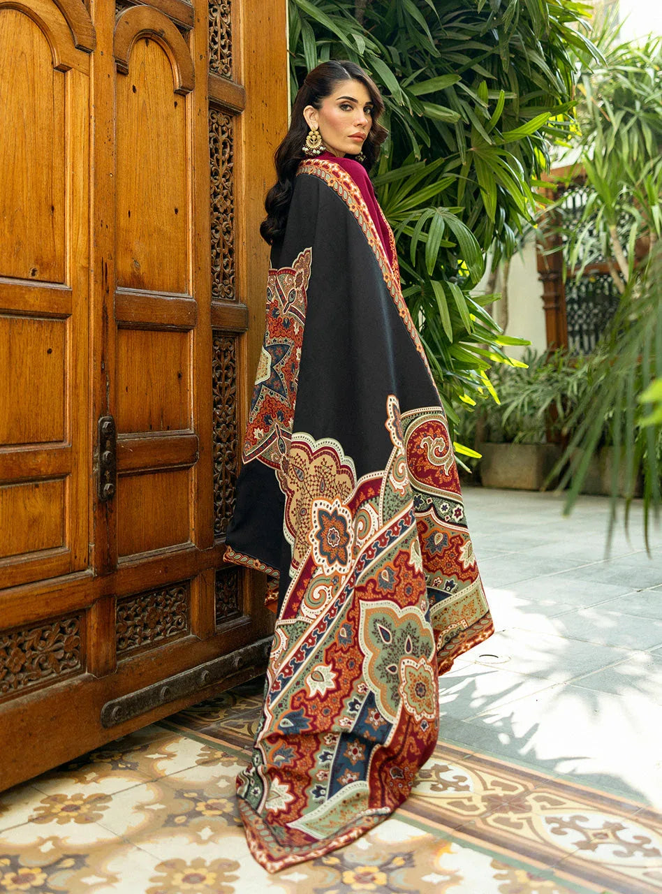 Zainab Chottani | Winter Shawls 24 |  Sila - Rang-e-Khaas