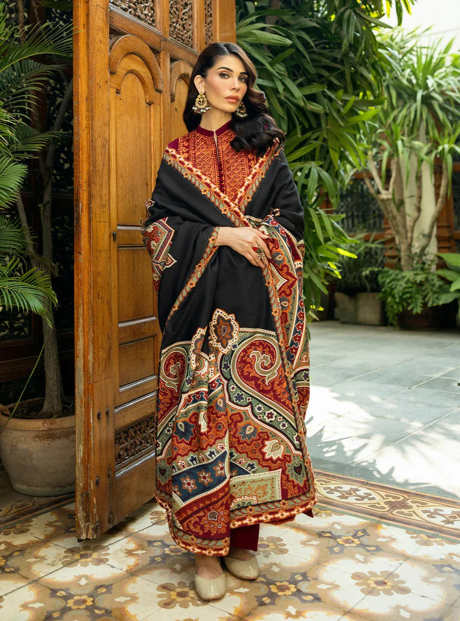 Zainab Chottani | Winter Shawls 24 |  Sila - Rang-e-Khaas