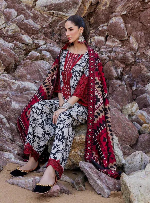Zainab Chottani | Winter Shawls | Asna - Rang-e-Khaas