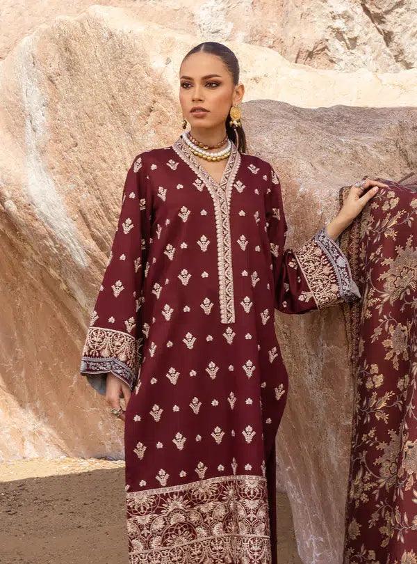 Zainab Chottani | Winter Shawls | Guzel - Rang-e-Khaas