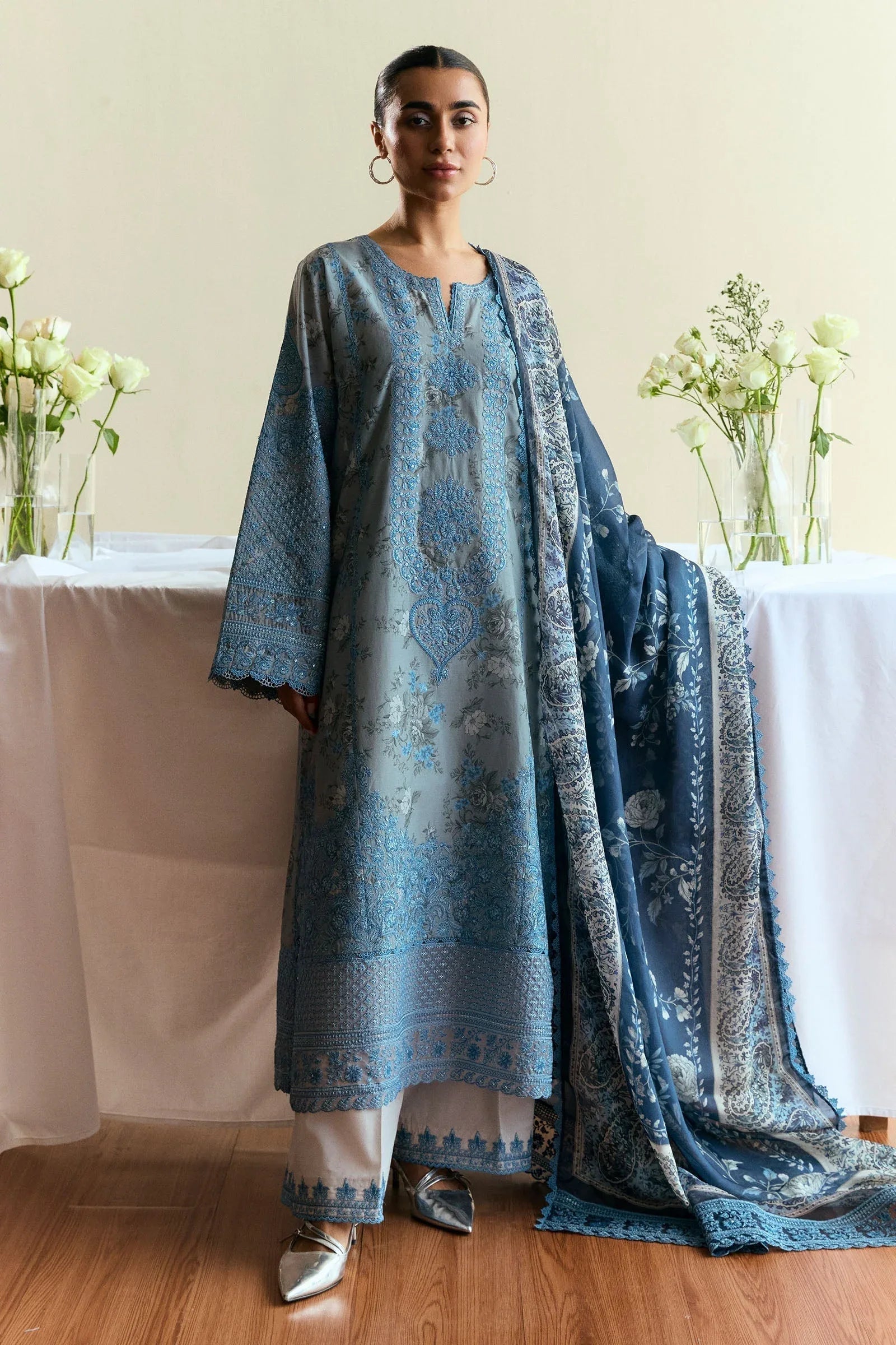 Zara Shahjahan | Coco Eid Edit | Fleuron-D6 - Rang-e-Khaas