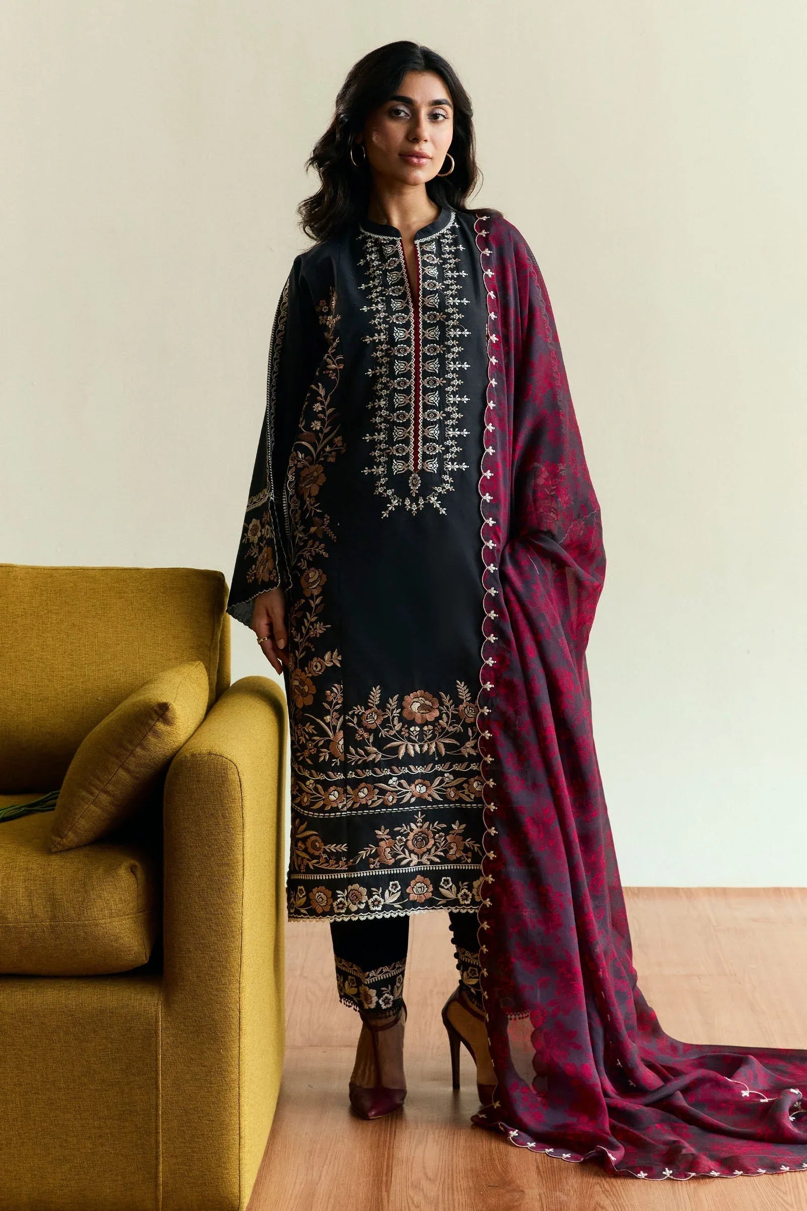 Zara Shahjahan | Coco Eid Edit | Velour-D2 - Rang-e-Khaas
