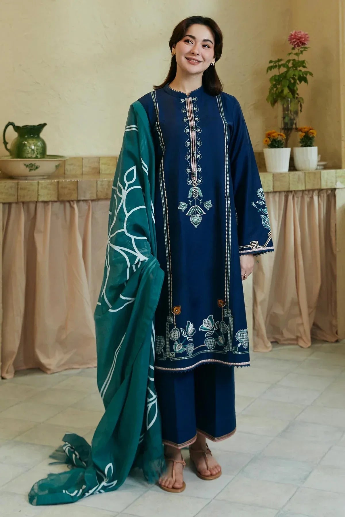 Zara Shahjahan | Coco Lawn 24 | GUL MOHAR-3B - Rang-e-Khaas