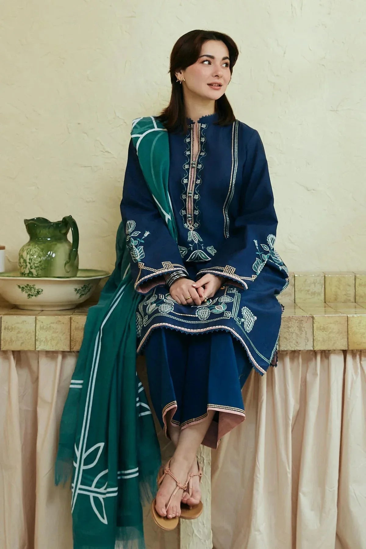 Zara Shahjahan | Coco Lawn 24 | GUL MOHAR-3B - Rang-e-Khaas