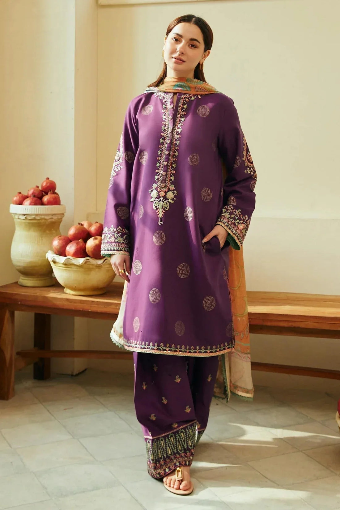 Zara Shahjahan | Coco Lawn 24 | MORNI-9A - Rang-e-Khaas