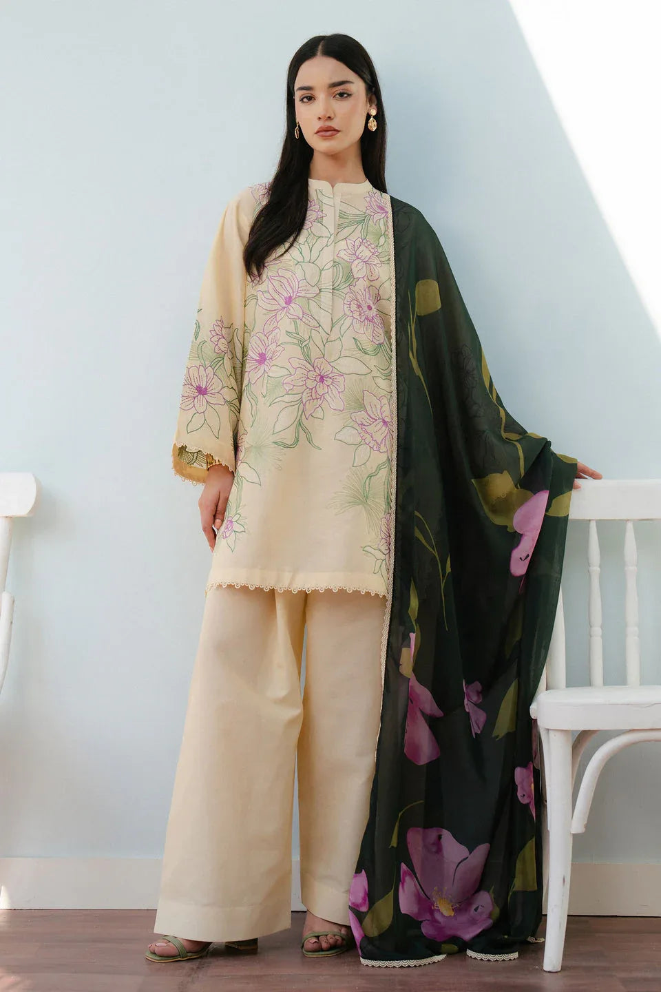 Zara Shahjahan | Coco Lawn 25 | BLOOM-1B - Rang-e-Khaas