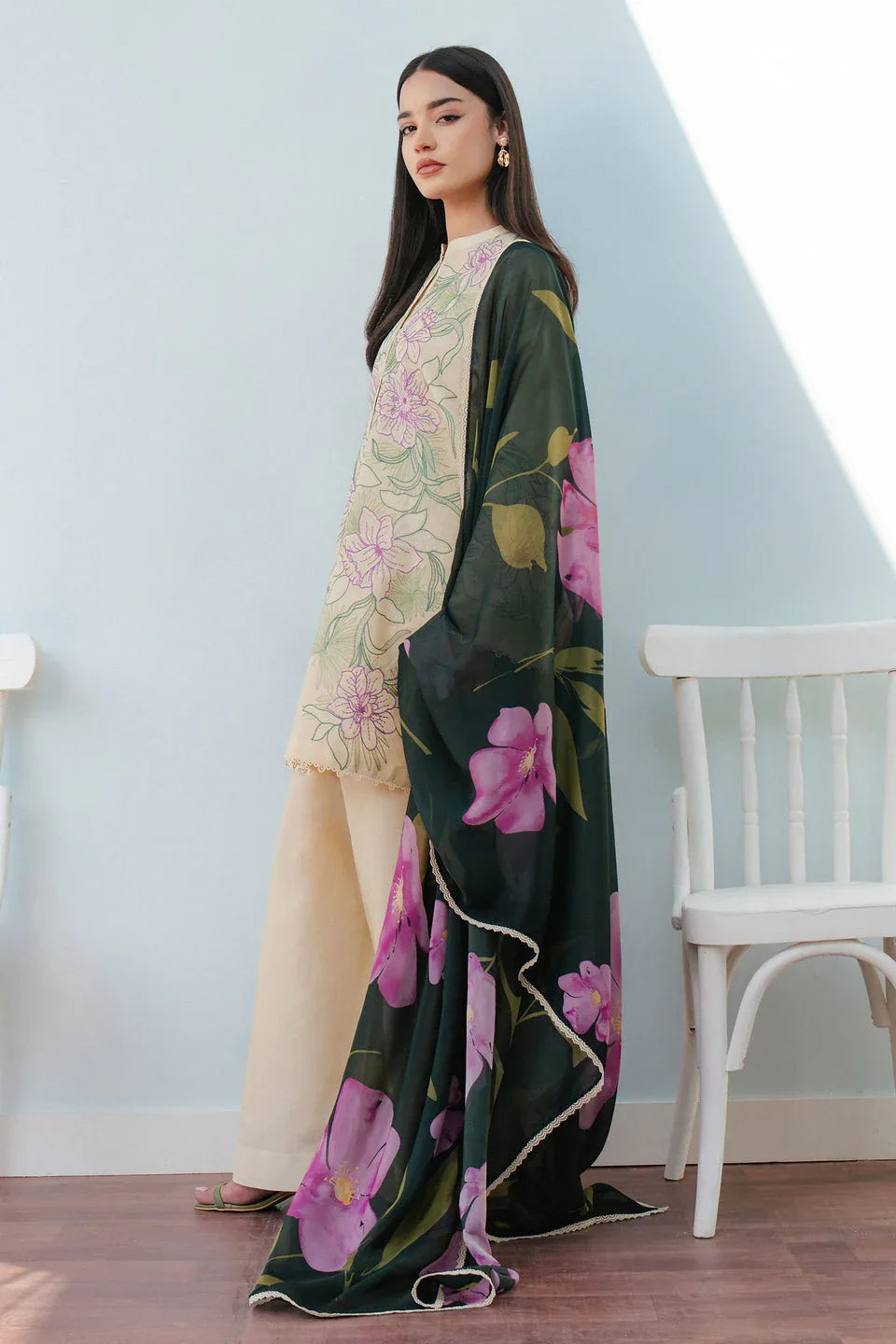 Zara Shahjahan | Coco Lawn 25 | BLOOM-1B - Rang-e-Khaas