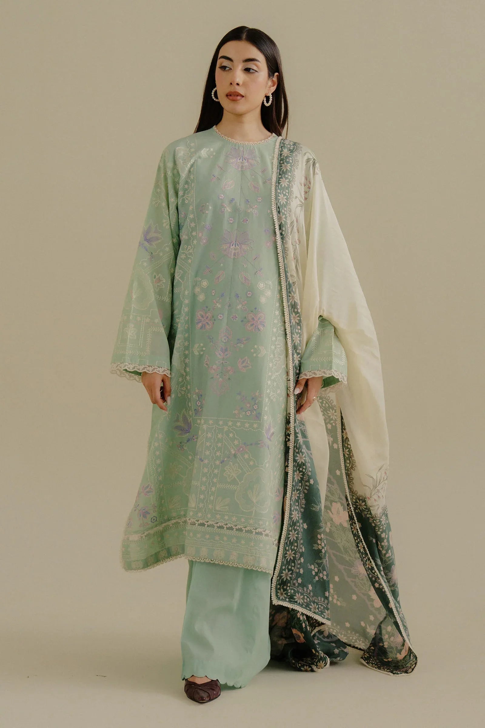 Zara Shahjahan | Coco Lawn 25 | Nyssa-10A - Rang-e-Khaas