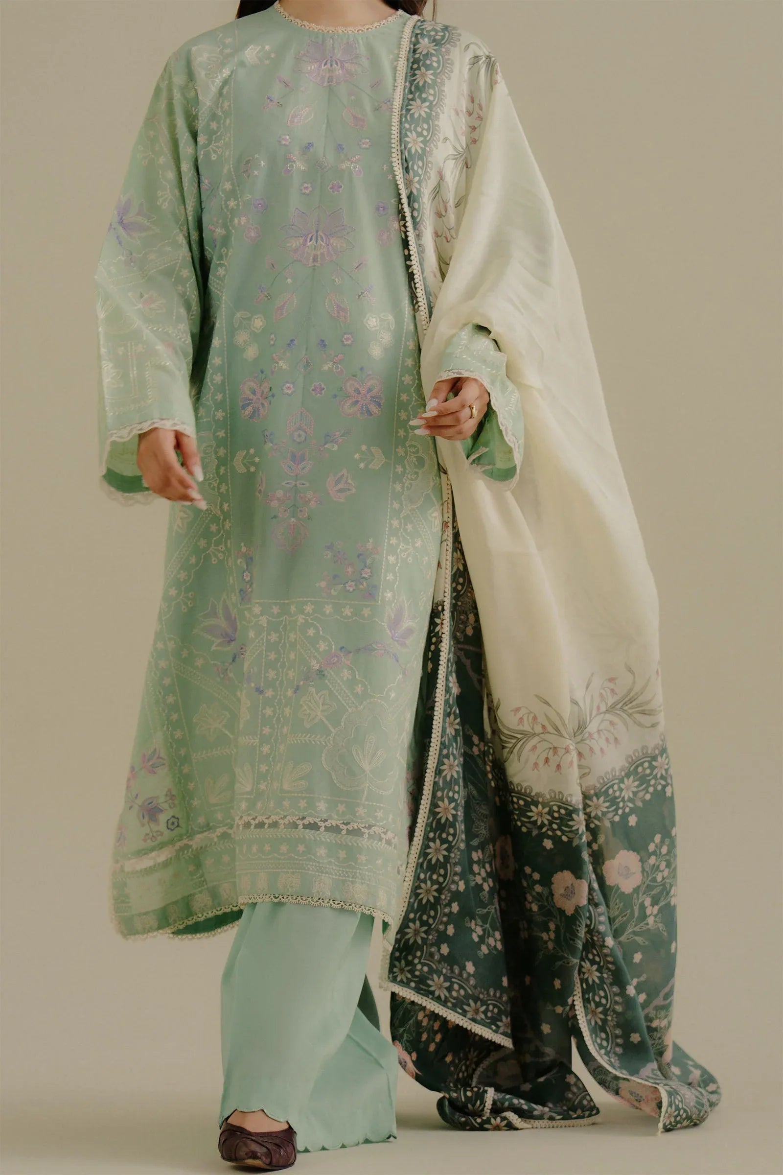 Zara Shahjahan | Coco Lawn 25 | Nyssa-10A - Rang-e-Khaas