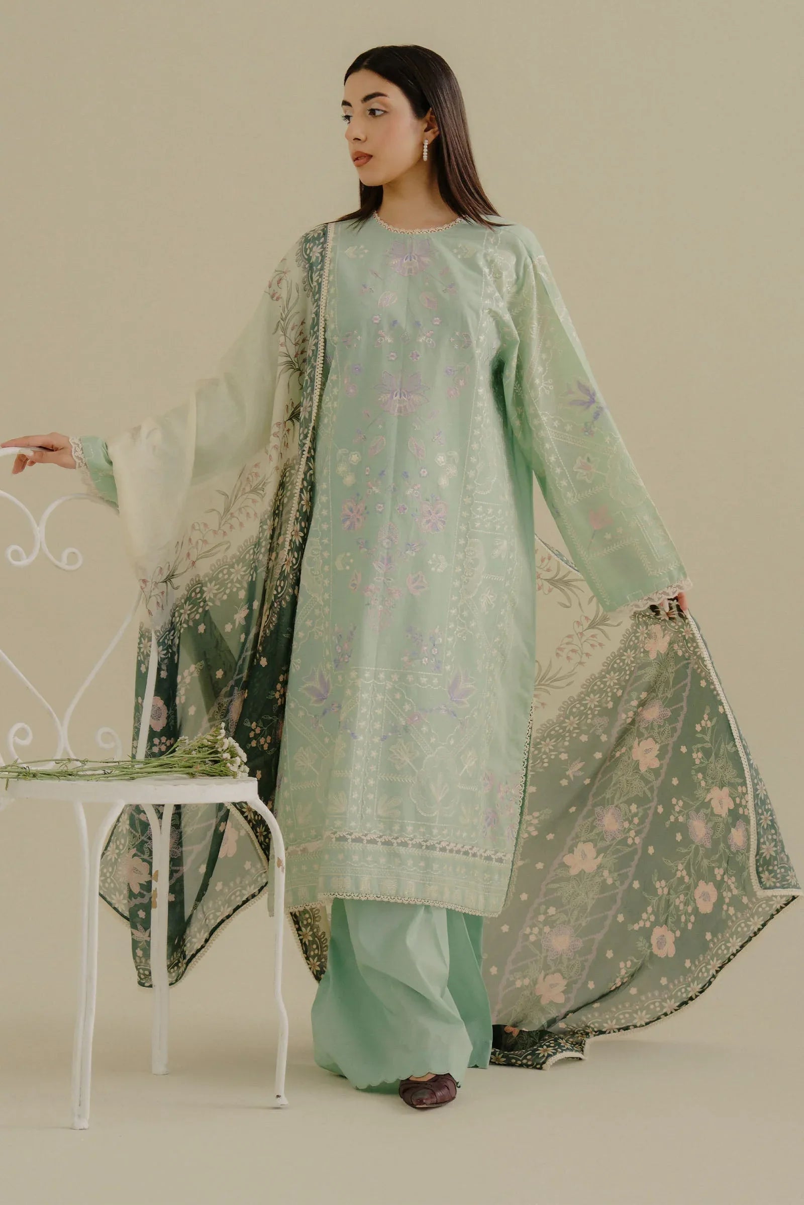 Zara Shahjahan | Coco Lawn 25 | Nyssa-10A - Rang-e-Khaas