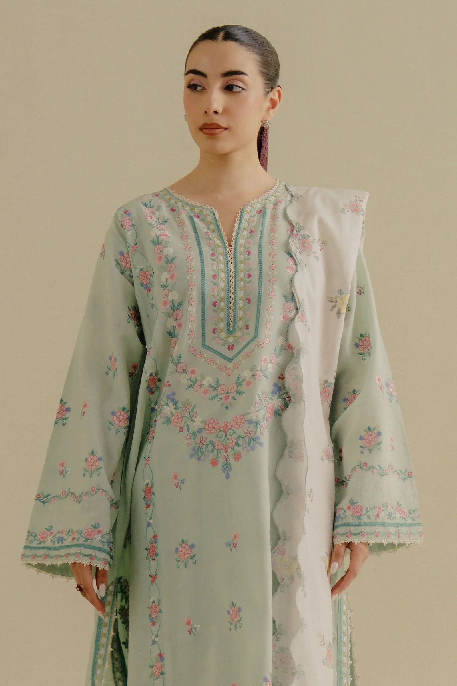 Zara Shahjahan | Coco Lawn 25 | Zeest-9A - Rang-e-Khaas
