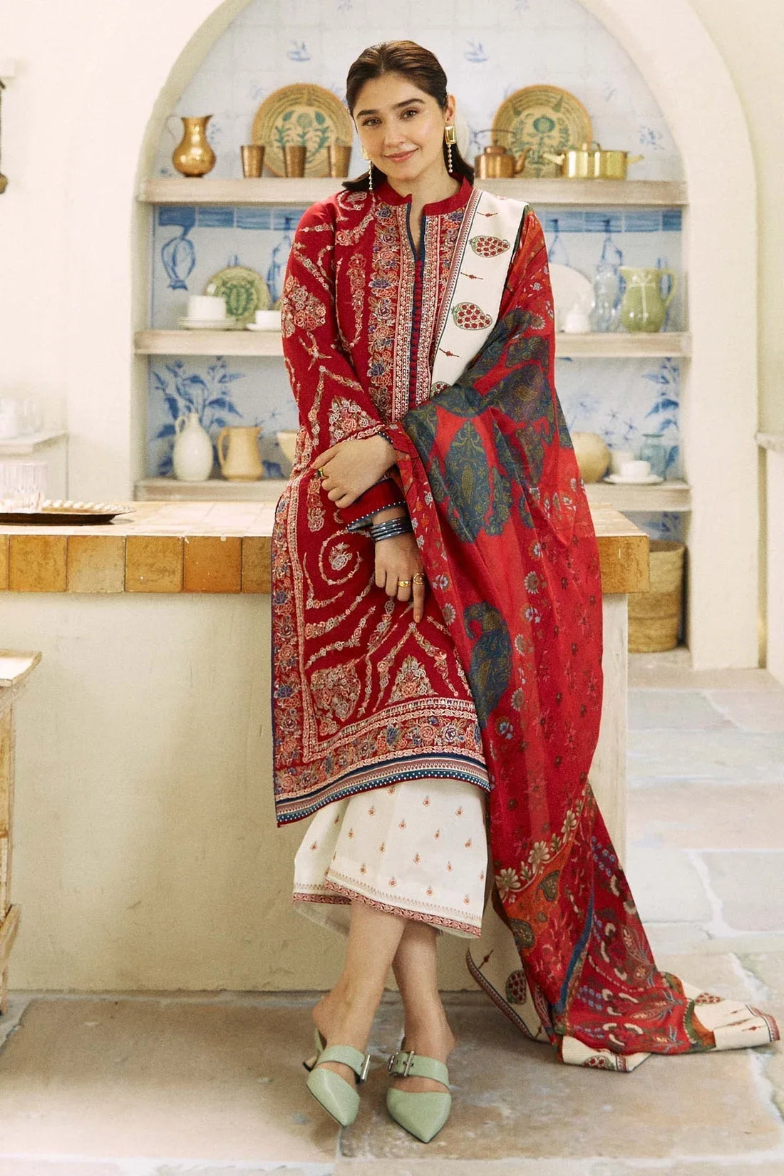 Zara Shahjahan | Coco Lawn Eid Edit 24 | KASHMIR KALI-D3 - Rang-e-Khaas