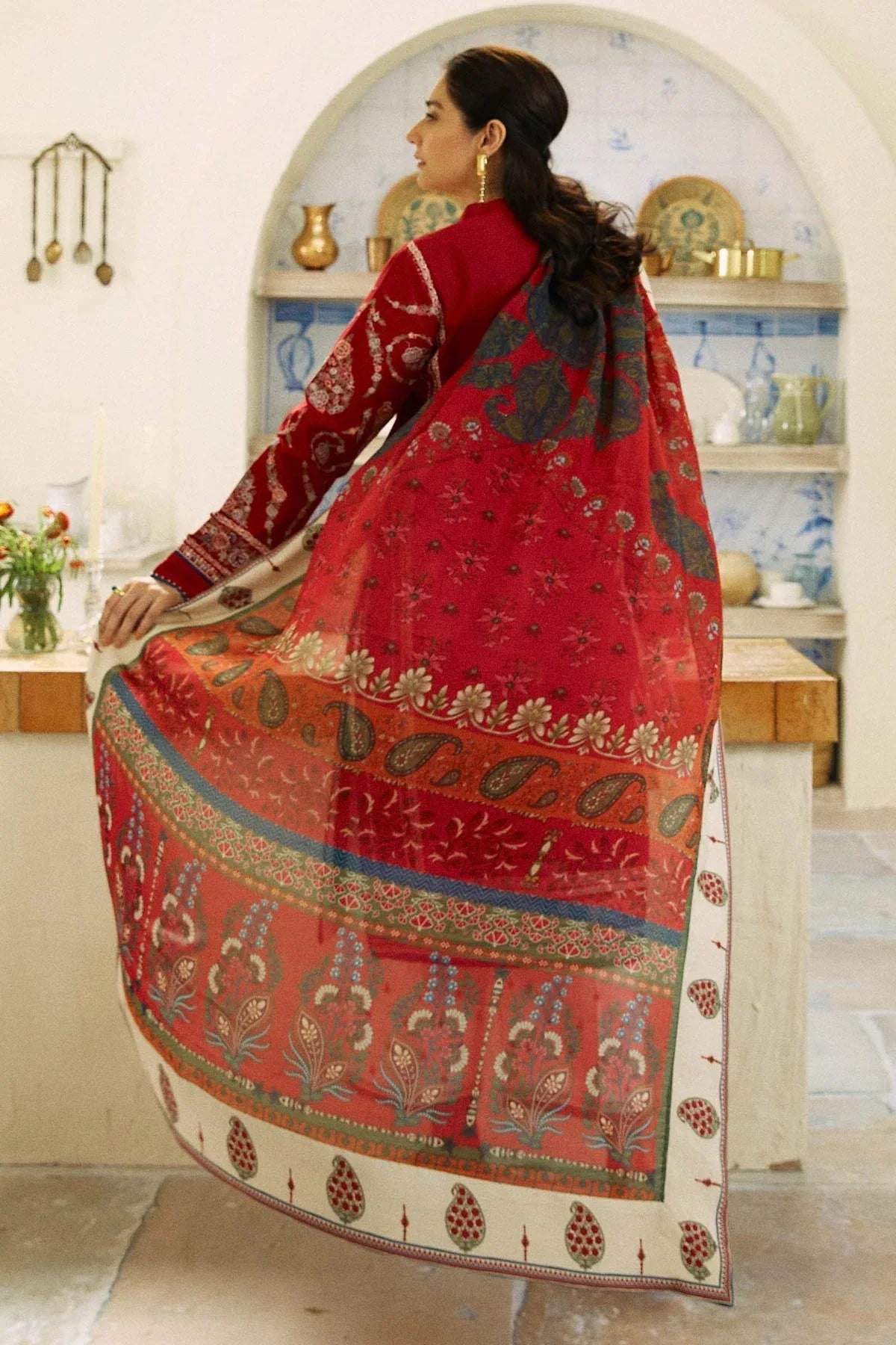 Zara Shahjahan | Coco Lawn Eid Edit 24 | KASHMIR KALI-D3 - Rang-e-Khaas