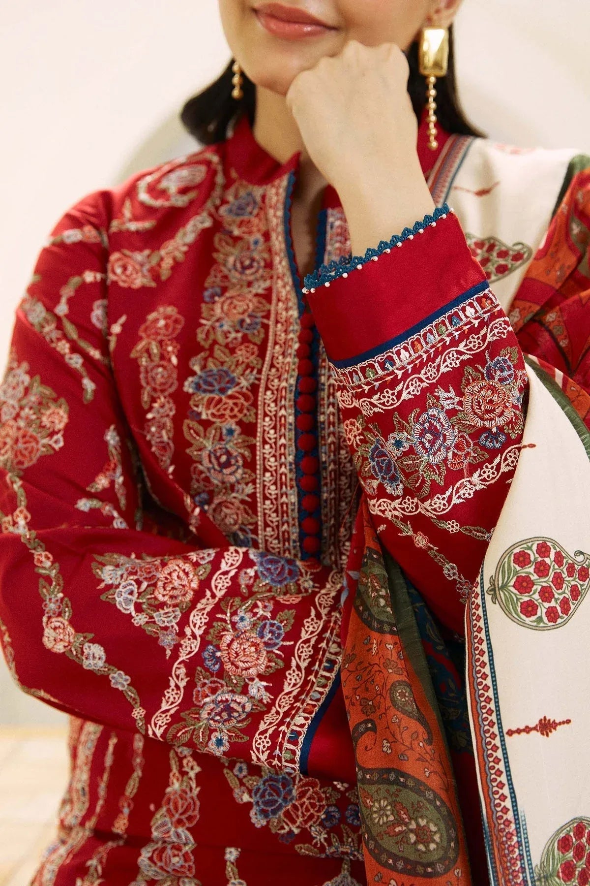 Zara Shahjahan | Coco Lawn Eid Edit 24 | KASHMIR KALI-D3 - Rang-e-Khaas
